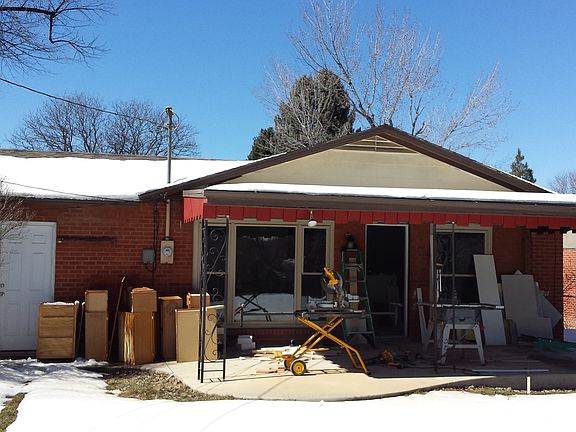 Back of home-Covered Patio