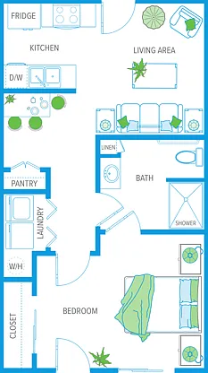 Oasis - One Bedroom Oasis - One Bedroom