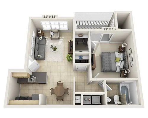 Floor plan Sable