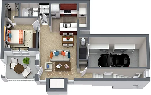 Floor plan A2 Upgraded