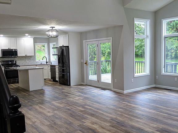 great room into kitchen