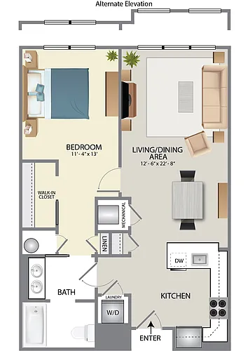 Floor plan A1-W
