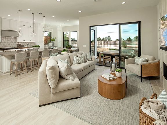 Light House Plan 3X Model Great Room Kitchen