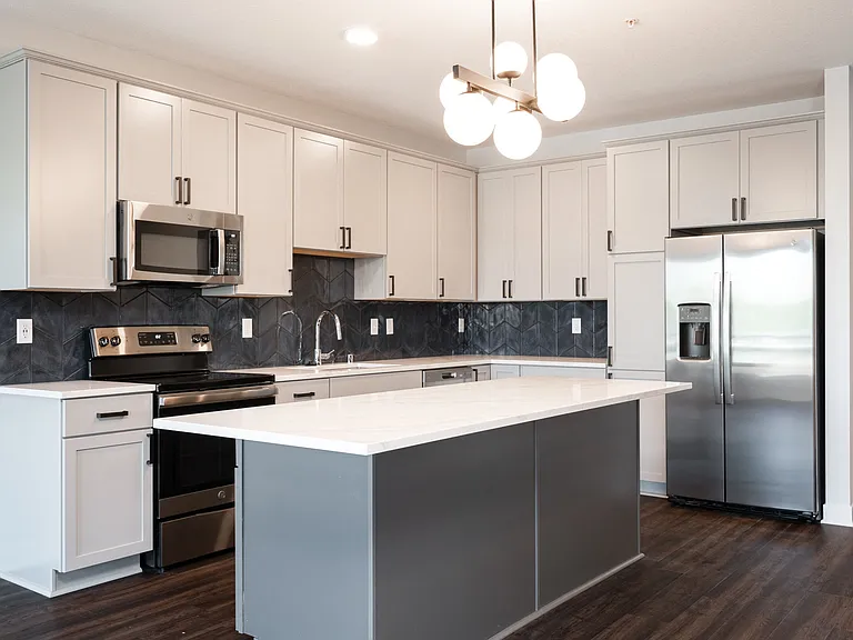 Experience elevated kitchen finishes in our town homes.