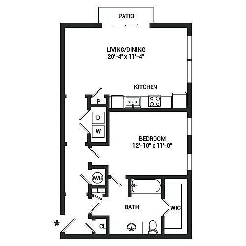 Floor plan 1x1 A3Pyq Upgrade