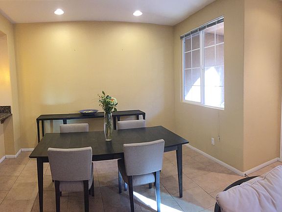 Dining area view from living room