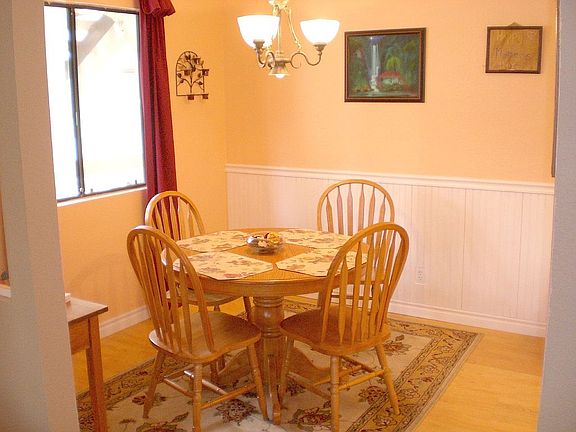 Spacious dining area