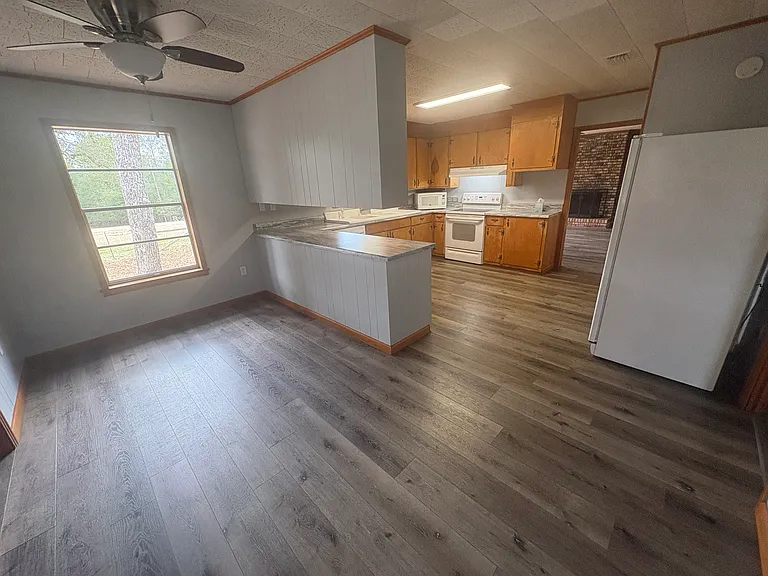 Breakfast nook and kitchen