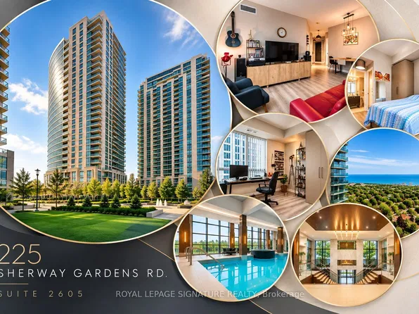 225 Sherway Gardens Rd #2605, Toronto, ON M9C 0A3