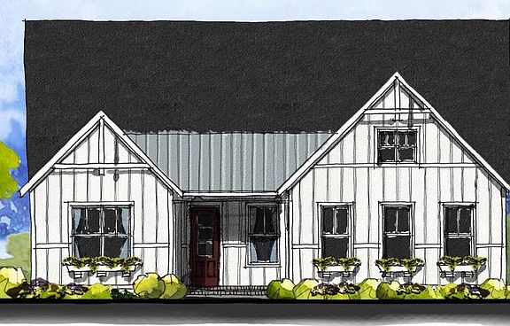 Santa Rosa - Modern Farmhouse 2-Car Side Load Garage Note Renderings may show optional features