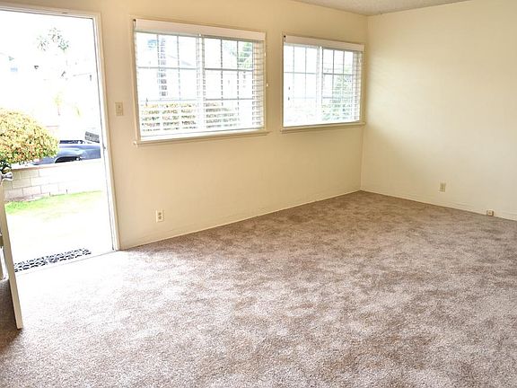 Living room with windows on the north and west