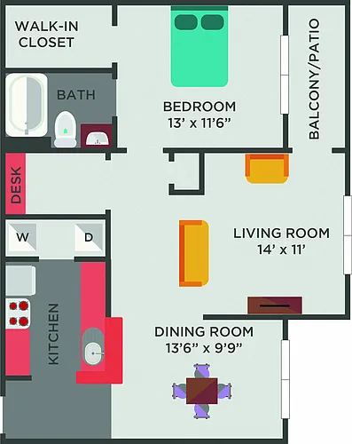 Floor plan The Ashford (A2)