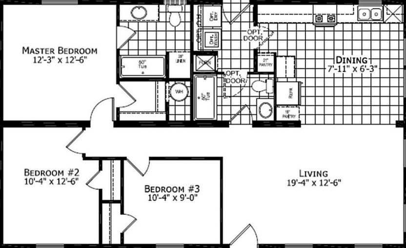 Floor Plan of Cortland Plan
