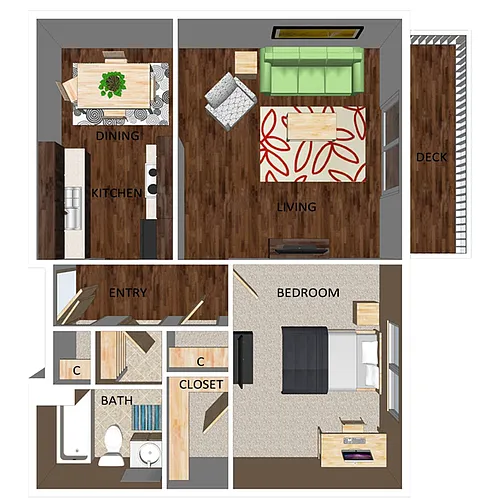 Floor plan Portland
