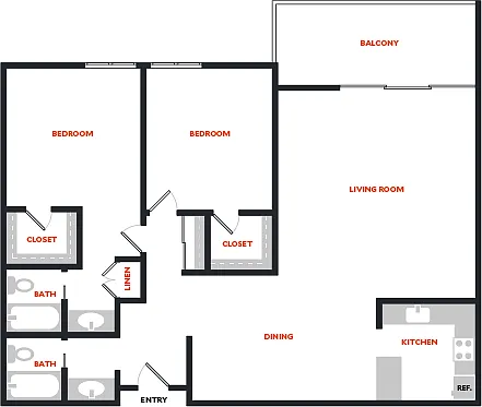 Floor plan Plan 2C