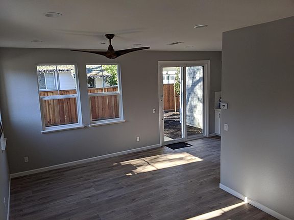 Unit 1 open entry and living area