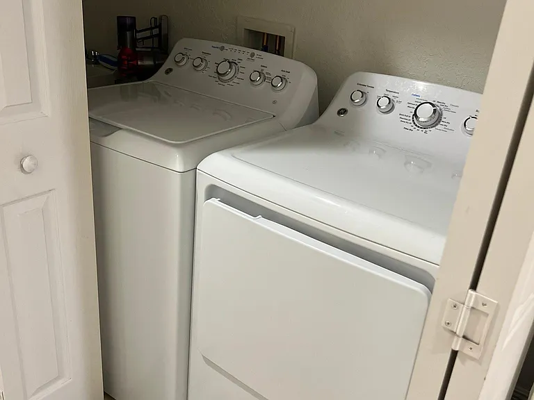 washer and dryer