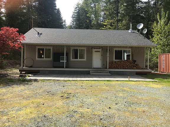 Front of the house with huge front yard