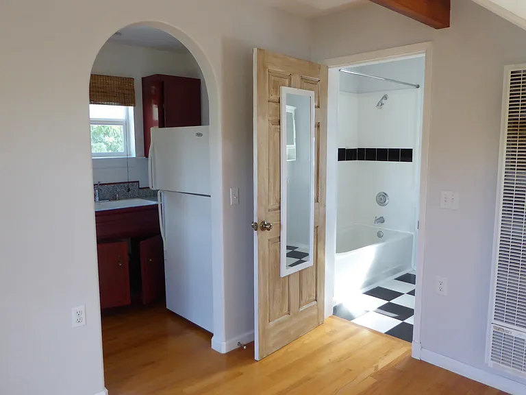 view from open living room/front door