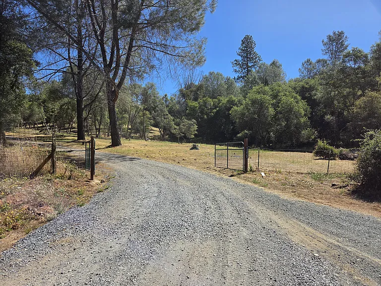 driveway up to house from road
