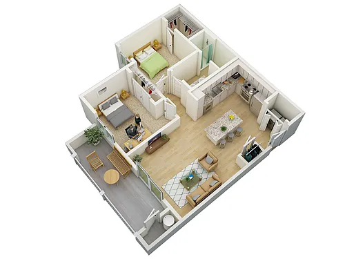 Floor plan B2