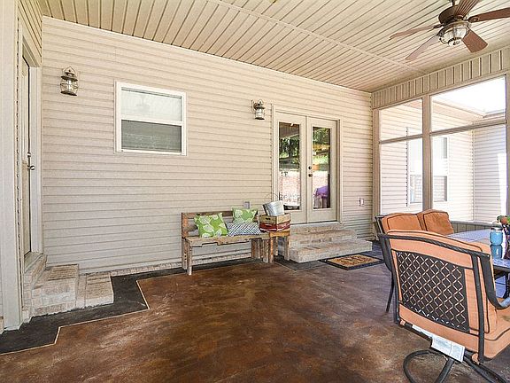 Screened in back porch