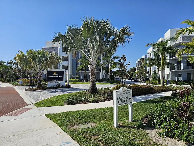 Serenity Stuart Leasing office Entrance