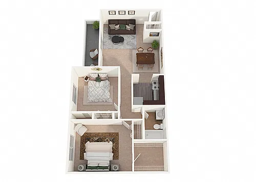 Floor plan Two Bedroom