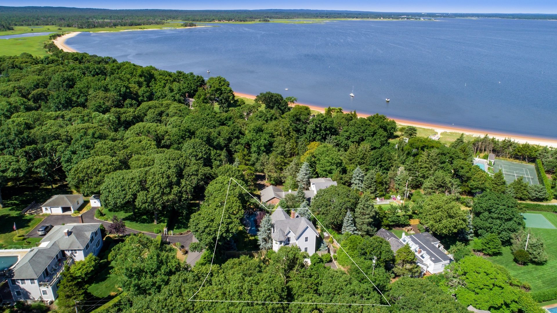 60 Red Cedar Point Rd in Hampton Bays Out East