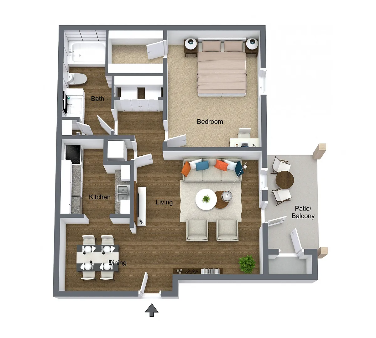Floor plan The Arlington