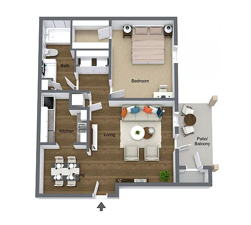 Floor plan The Arlington