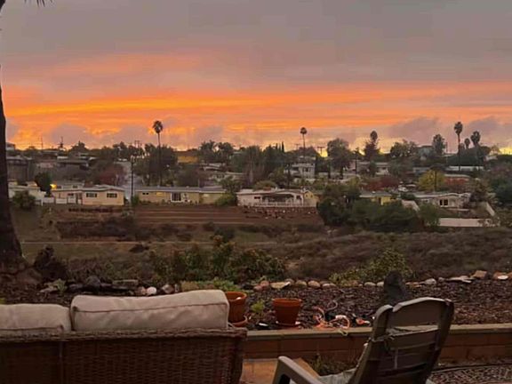Sunset canyon views
