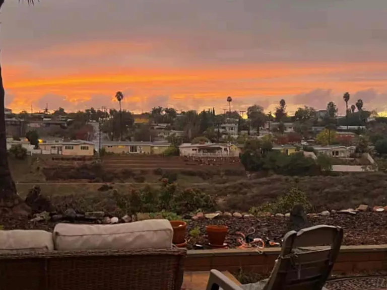 Sunset canyon views