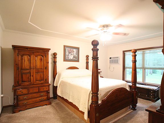 Coffered Ceiling in Bedrooms, Solid Oak Trim throughout Resi
