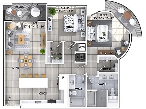 Floor plan C5a