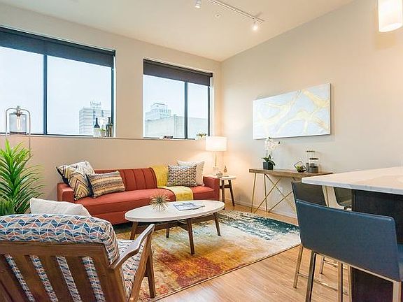 Beautifully lit living space