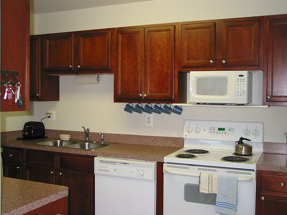 Kitchen with Cherry Cabinetry
