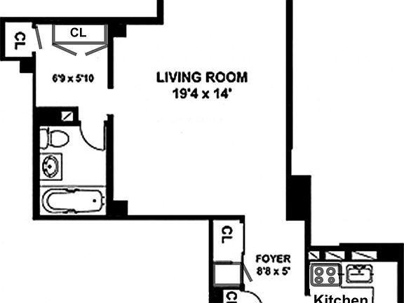 2nd image of 80 Park Ave APT 20A