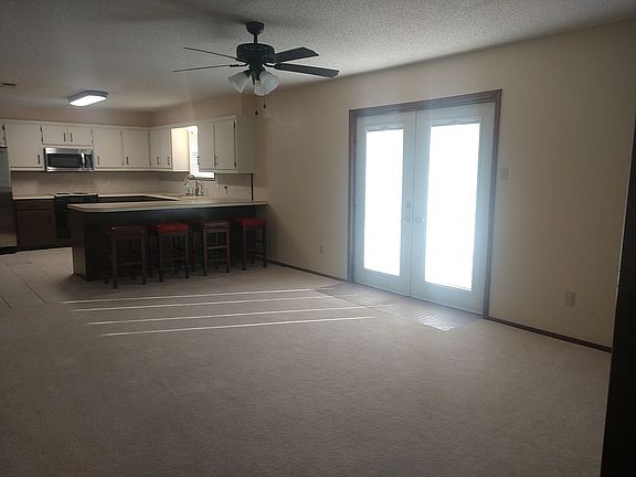 living room & kitchen