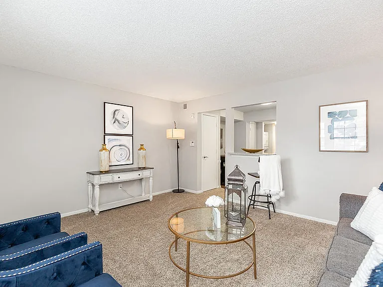 Spacious Living Room - Upgraded 1 Bedroom