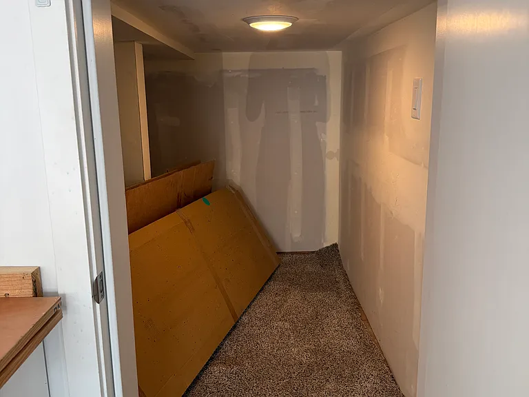 Bonus storage in garage.
