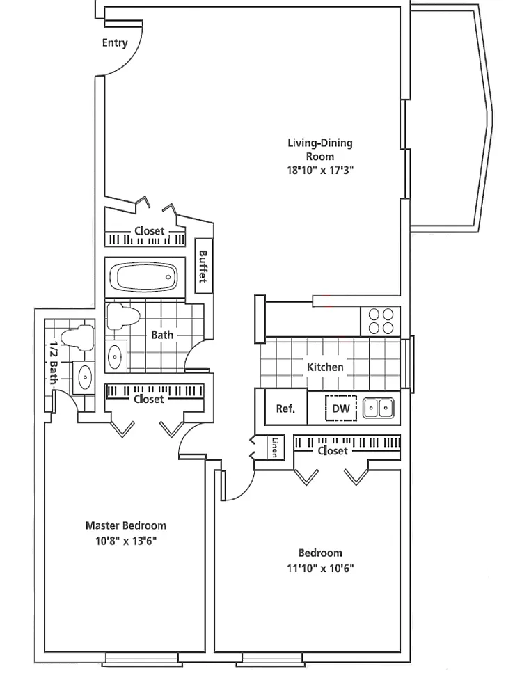 Floor plan Redwood