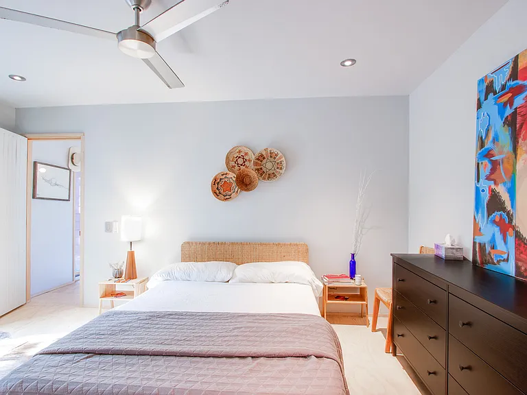 Master bedroom from bathroom