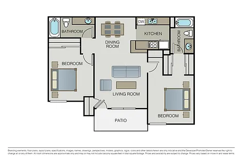 Floor plan Plan 2B