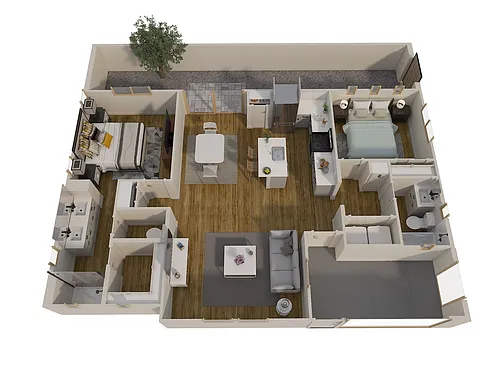 Floor plan Plan Four
