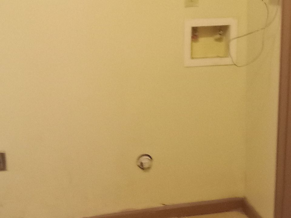 Washer and Dryer hookup area