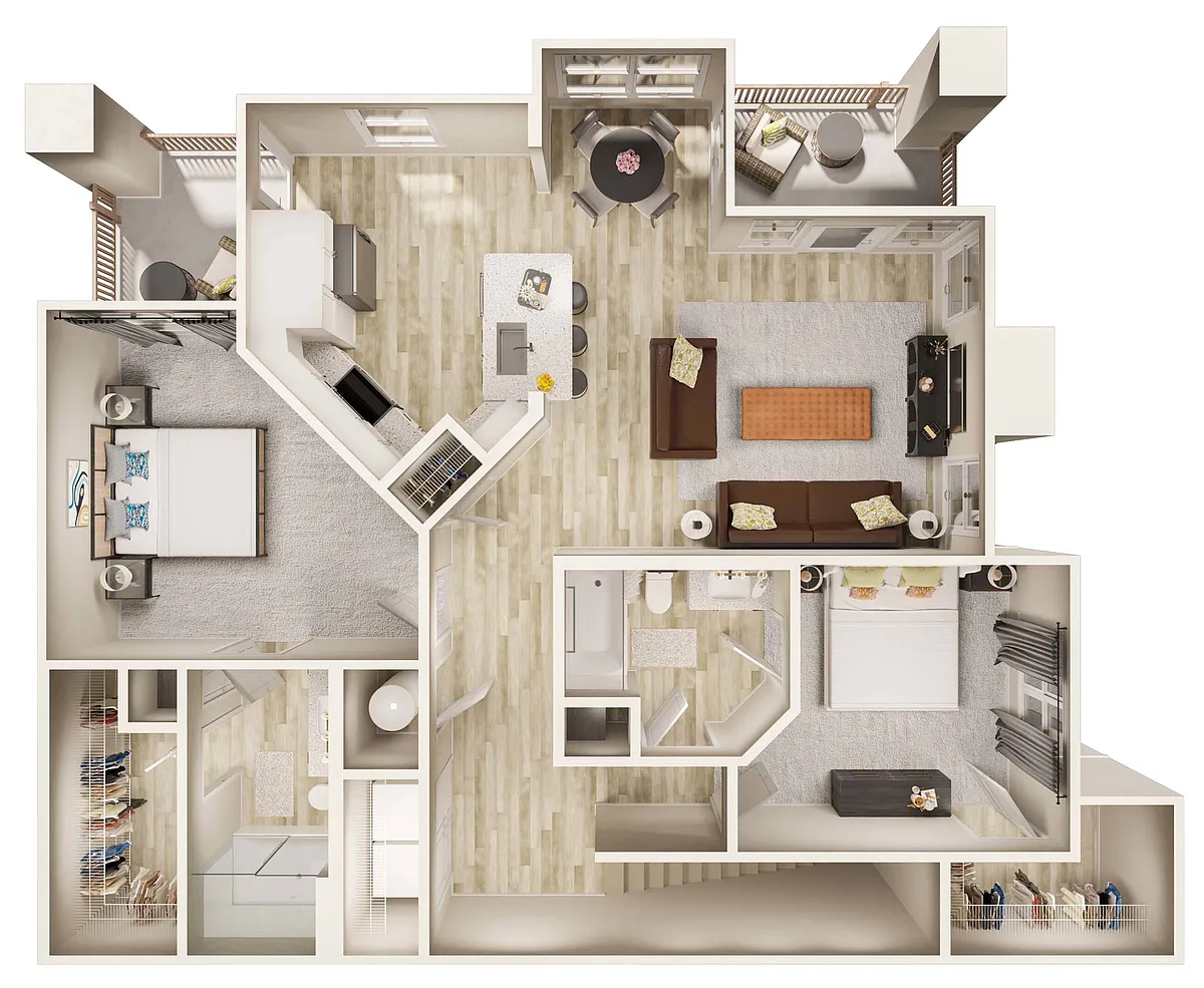 Floor plan B2-U