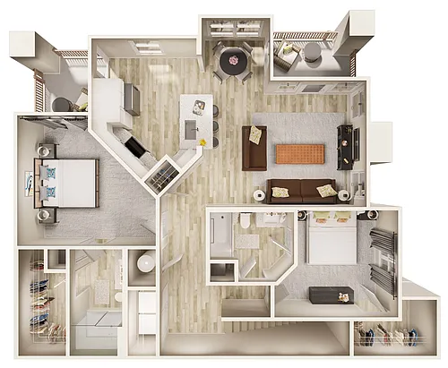 Floor plan B2-U