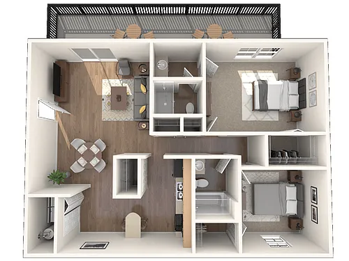 Floor plan Durham (B5)