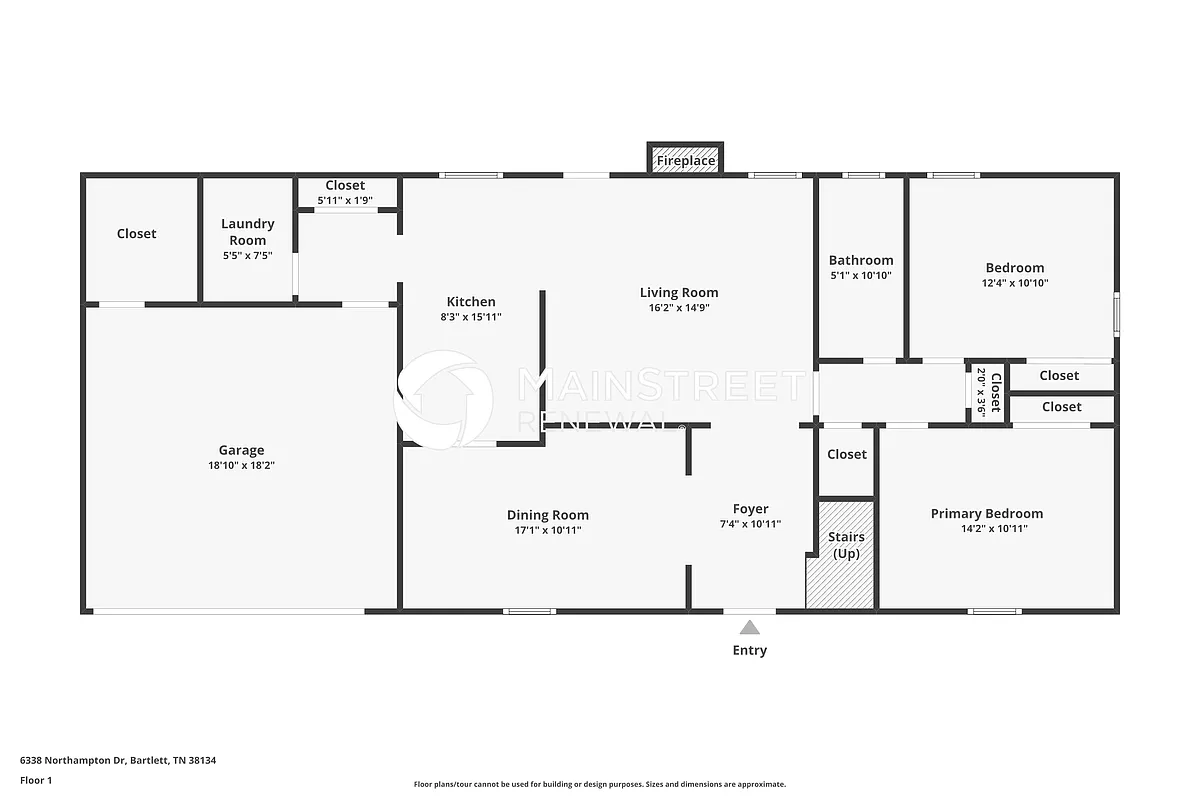 Floor Plan - 6338 Northampton Dr